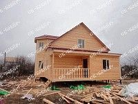 Дом из бруса 7x8 в Волоколамске