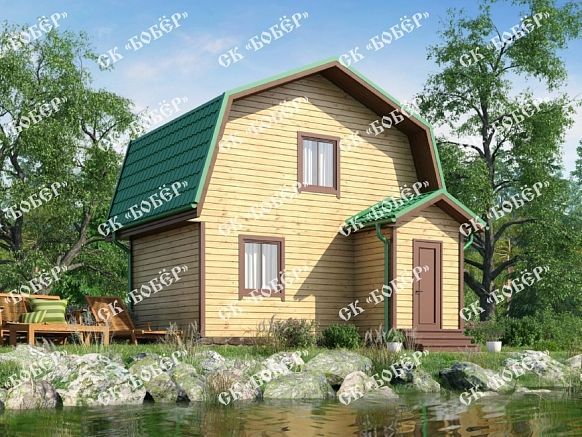 Дом из бруса 4х6