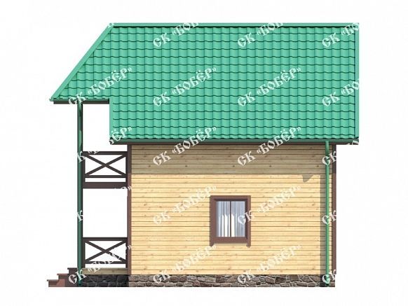 Дом из бруса 6х7. фото